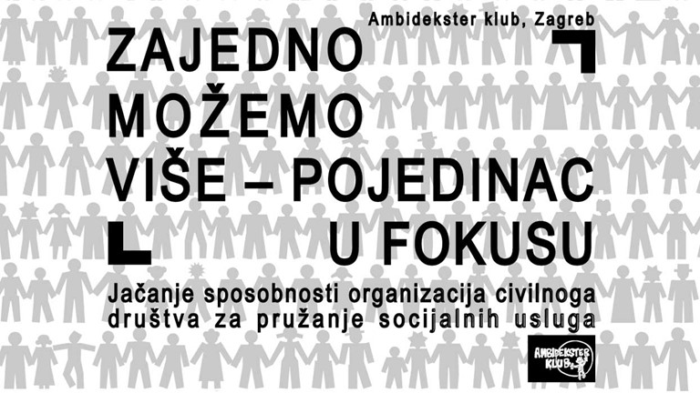 Priručnik "Zajedno možemo više -pojedinac u fokusu"