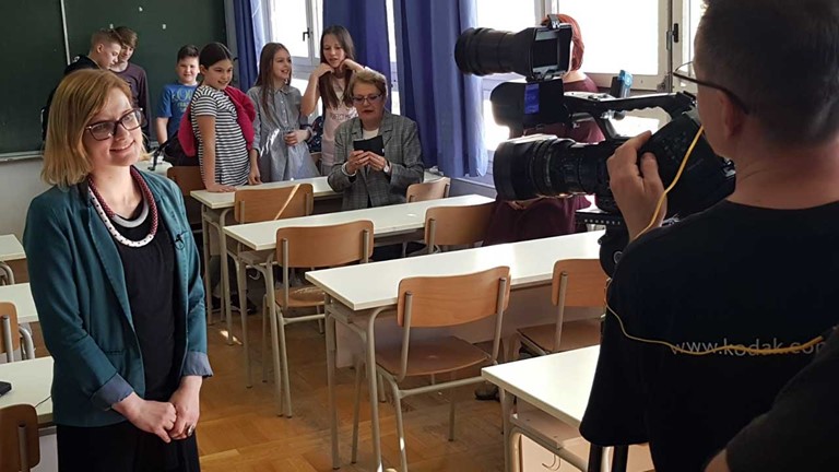 RADIONICA BUDI NAJJAČA KARIKA I SNIMANJE ZA HRT-ovu EMISIJU „ŠKOLSKI SAT“