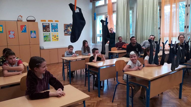 Očevi u akciji - Dan očeva u Osnovnoj školi Luka, Sesvete