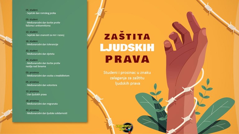 Studeni i prosinac u znaku zalaganja za zaštitu ljudskih prava