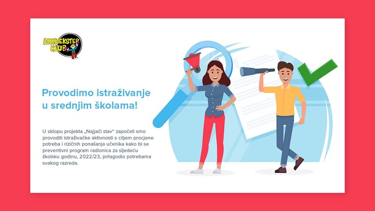 Provodimo istraživanje u srednjim školama!